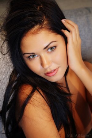 Macy B – Chick takes sexy positions on couch photo 7